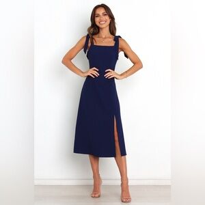 PETAL & PUP LAUREL DRESS - NAVY SIZE 6 B2562